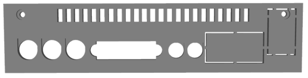 Color Classic Backpanel 3D Printer STL File
