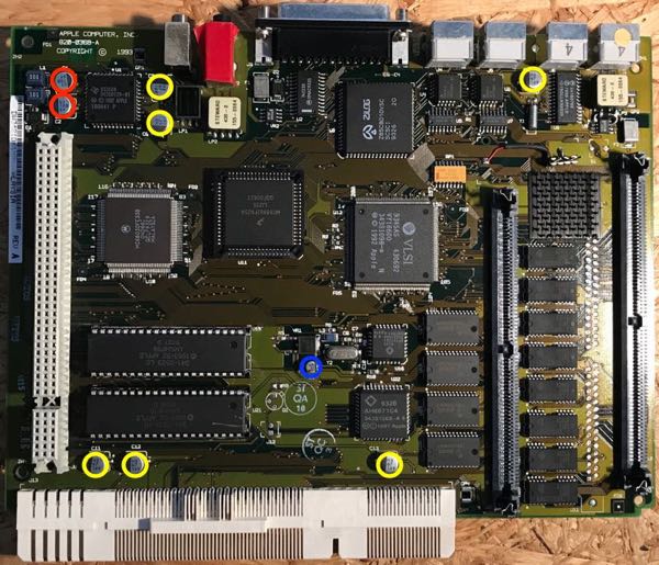 Color Classic LC 550 Logicboard Recap
