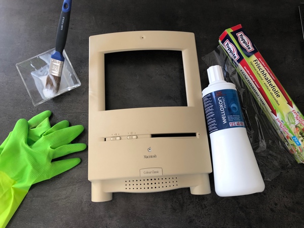 Apple Color Classic Retrobright - Tools